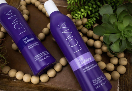 Sulfate, gluten, soy and paraben free cleansing. Gluten and soy free conditioning. Moisturizing, Violet, Daily, Nourishing, and Essentials Shampoo and Conditioner.